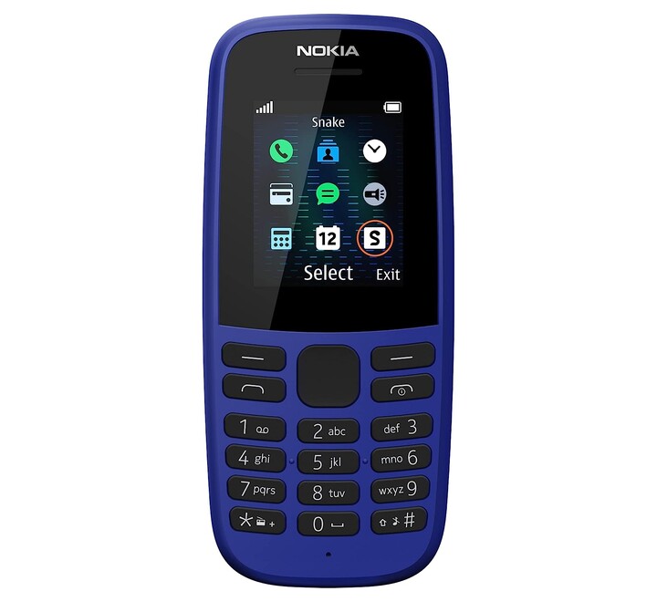 Nokia 105 Single SIM (Blue) (105 SS BLUE)